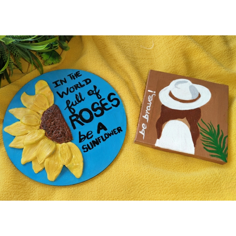 Handmade Motivational Decor Set