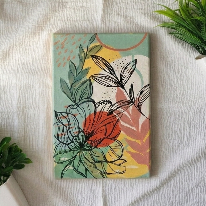 Handmade Wooden Abstract Wall Art