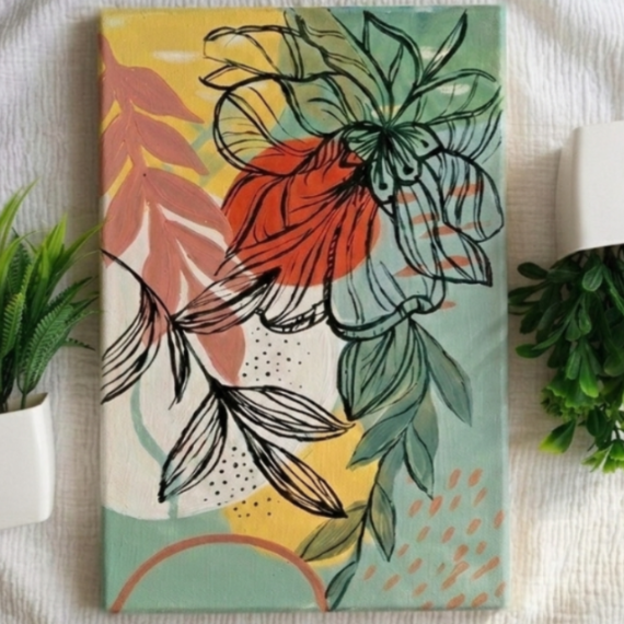 Handmade Wooden Abstract Wall Art