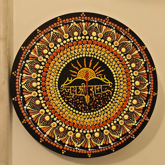 Handmade Acrylic Dot Mandala Wall Art