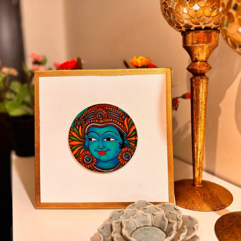 Handmade Radha Mini Canvas