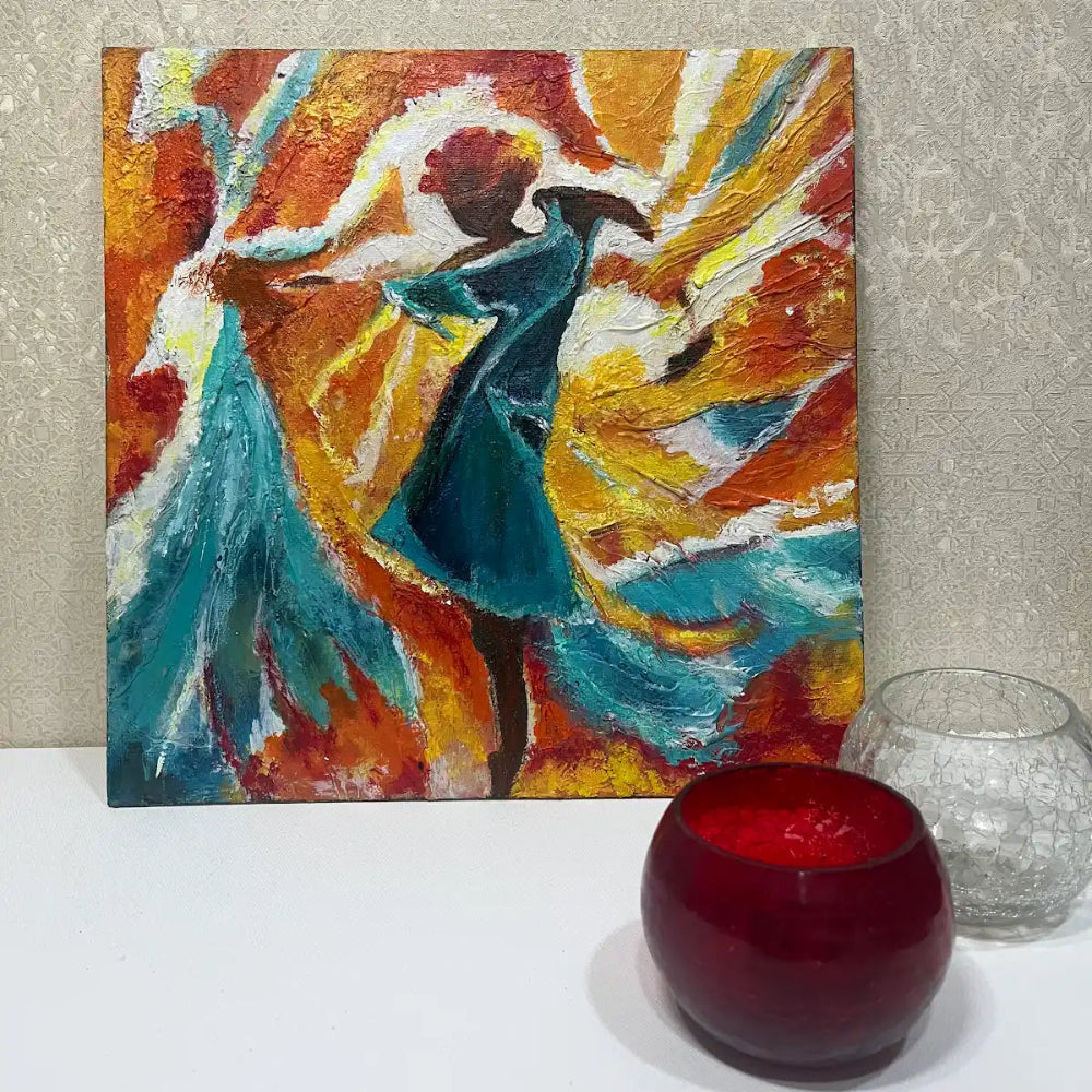 Handmade Acrylic Canvas Wall Art