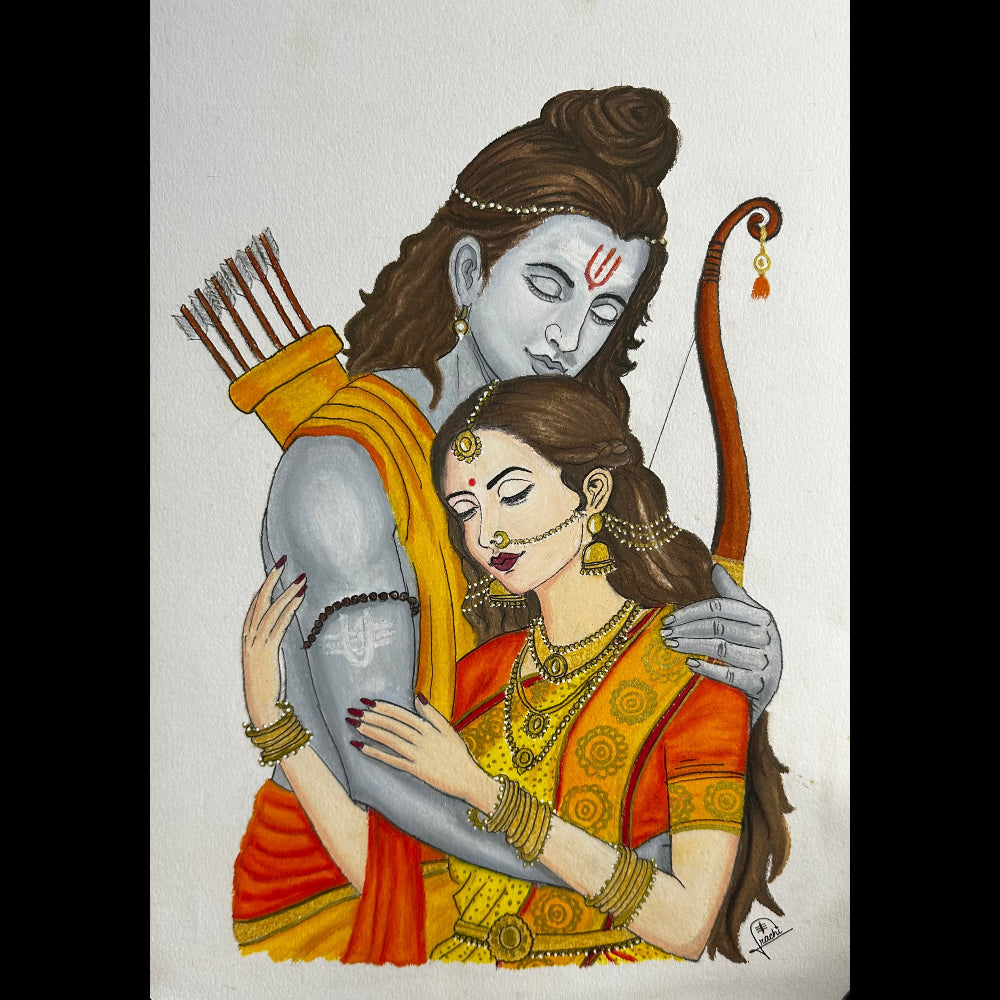 Handmade Devotional Oil Pastel