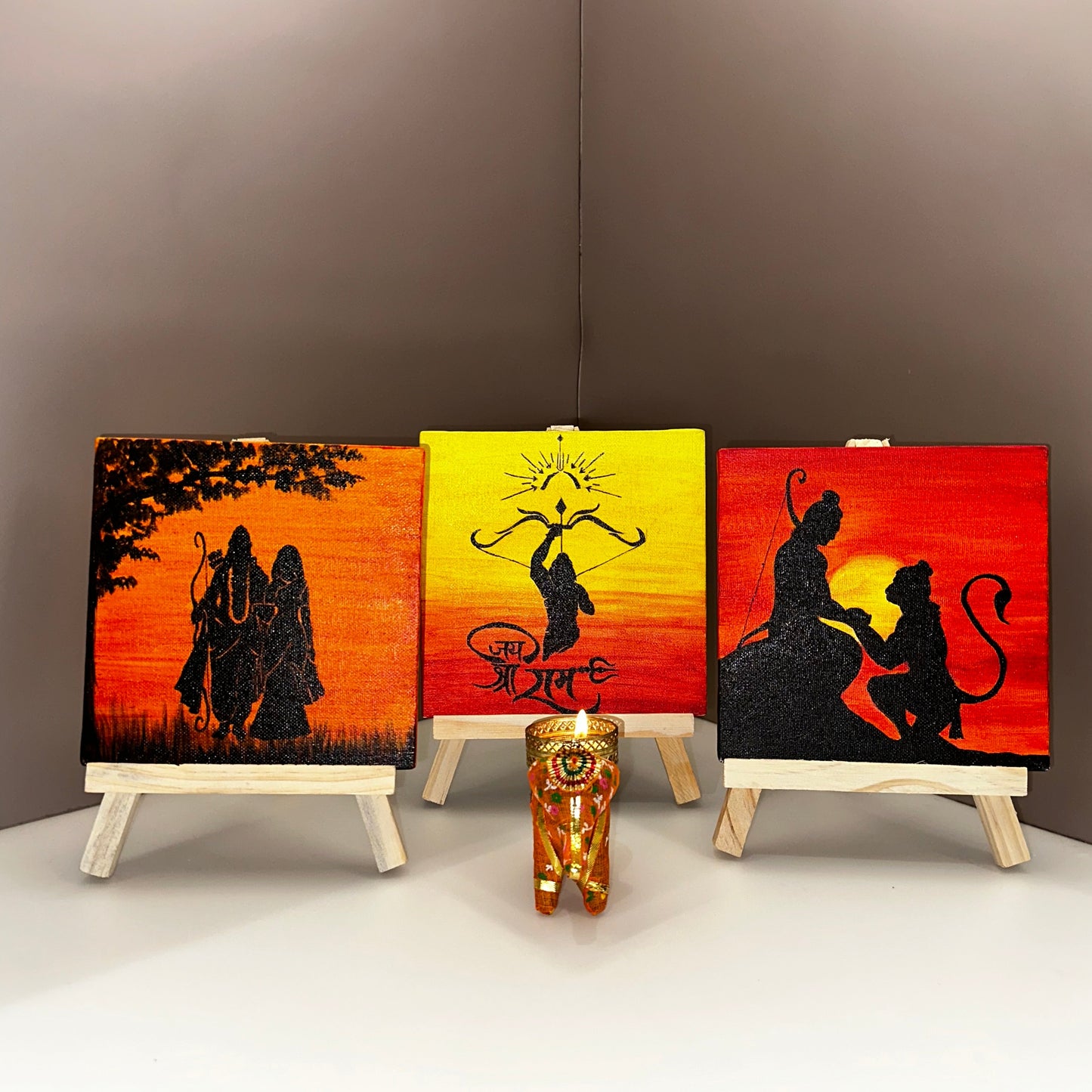 Handmade Acrylic Canvas Mini Set