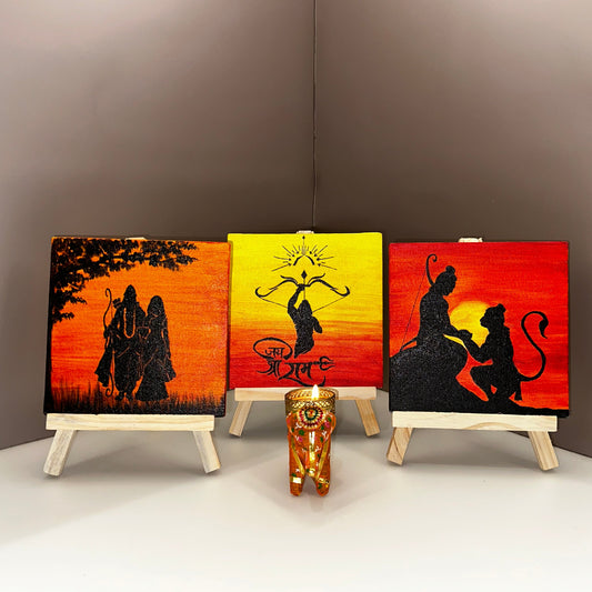 Handmade Acrylic Canvas Mini Set