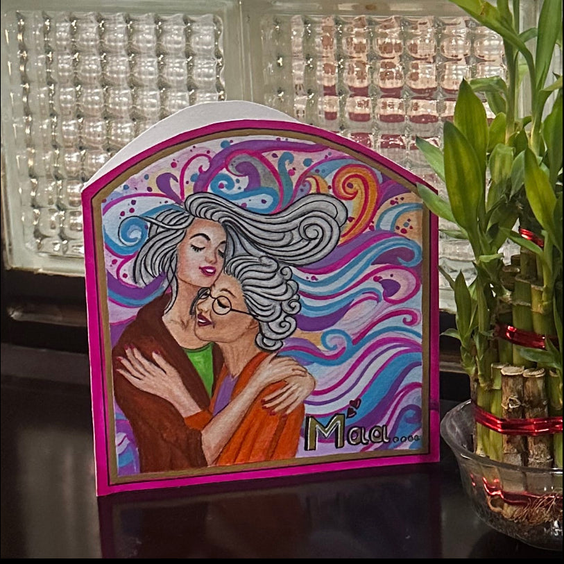 Handmade Watercolor Bliss Card