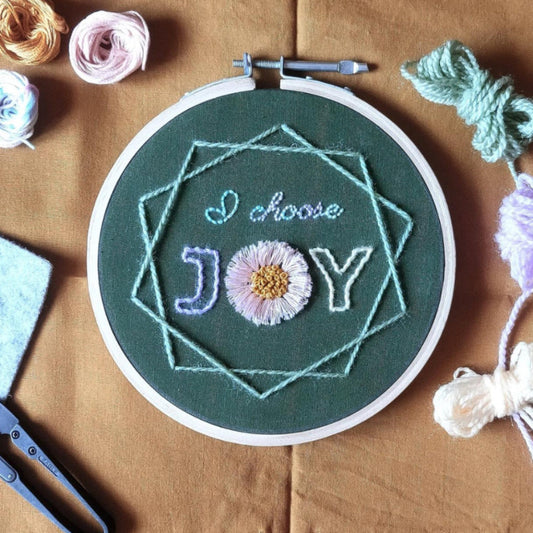 Handmade Jute Embroidery Wall Hanging