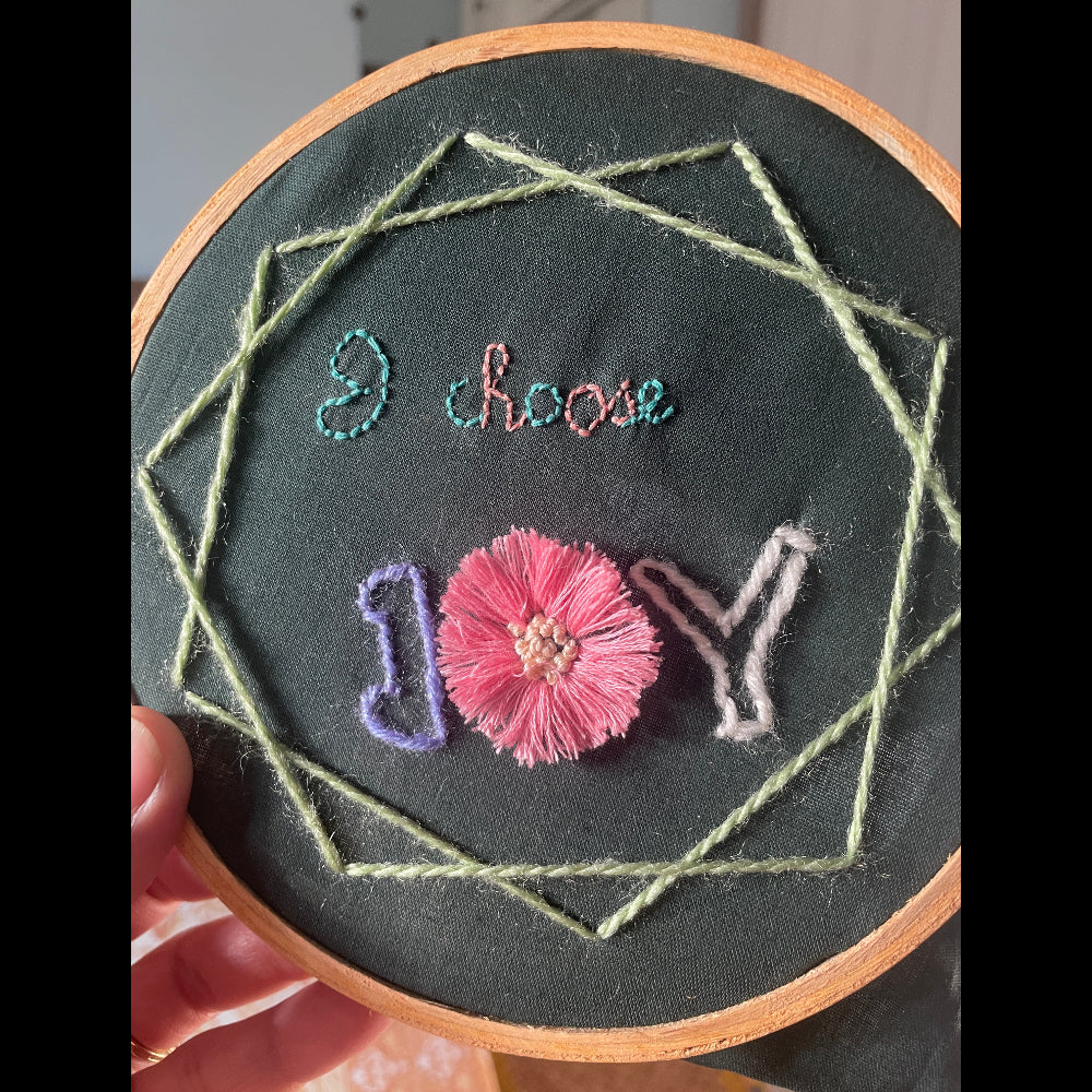 Handmade Jute Embroidery Wall Hanging