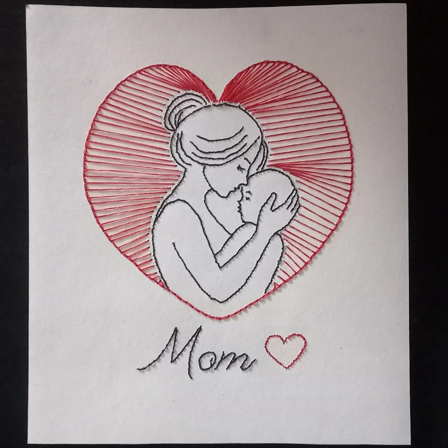 Handmade Thread Embroidery Art