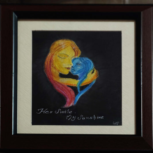 Handmade Framed Mother Artwork