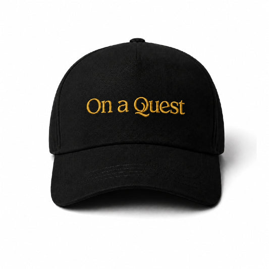On Quest 5-Panel Cap - Black