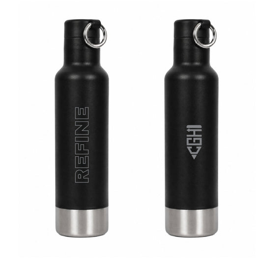 Refine Bottle SR - Black - 750ml - Design 2