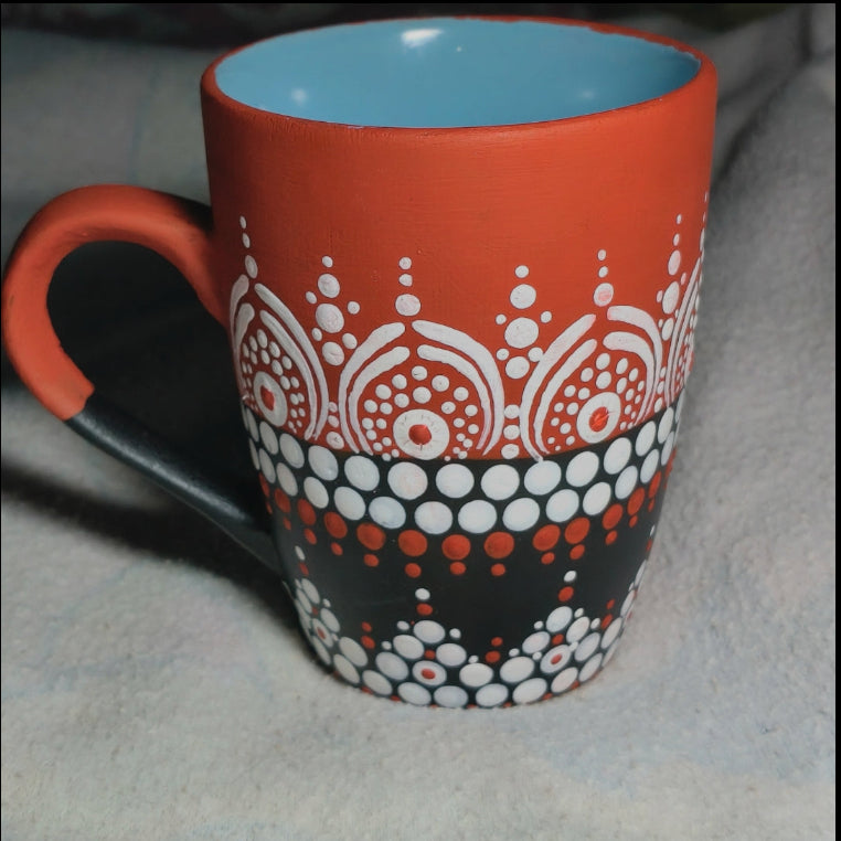 Handmade Ceramic Mandala Mug