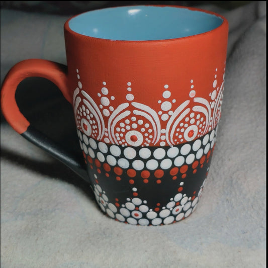 Handmade Ceramic Mandala Mug