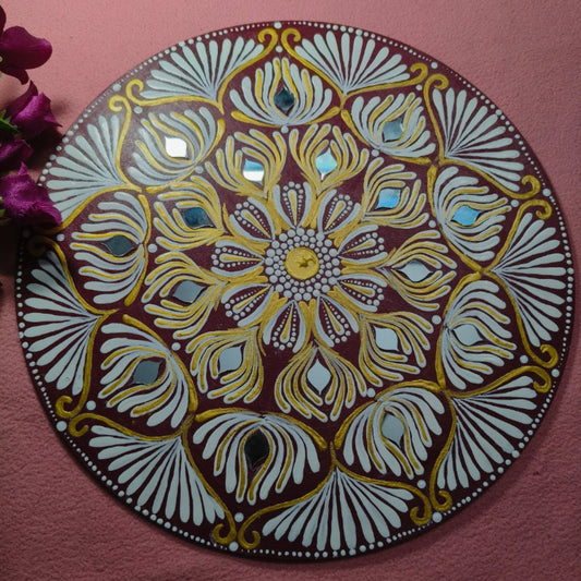 Handmade MDF Mandala Wall Art