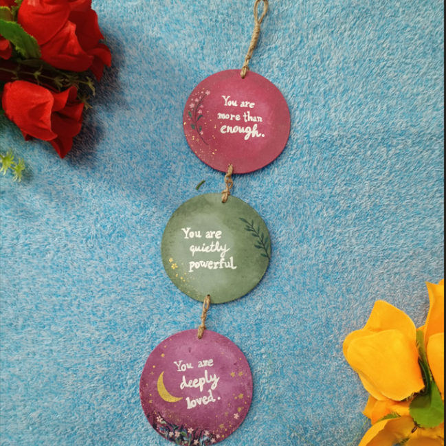 Handmade MDF Affirmation Hanging