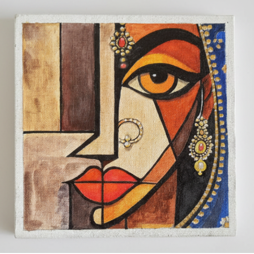 Handmade Acrylic Canvas Art