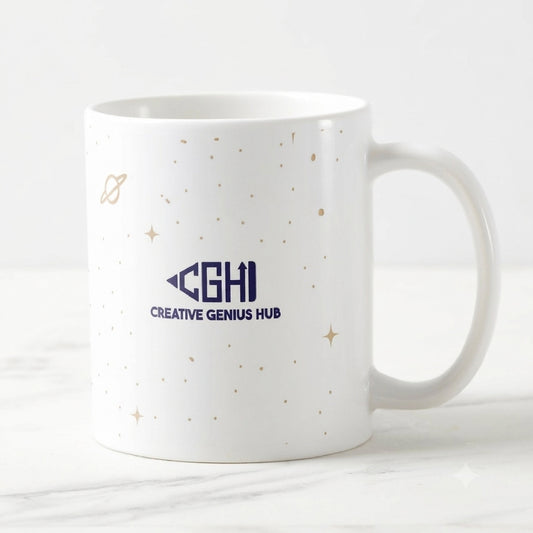 Creative Genius In Progress Sublimation Mug - White - Design 2