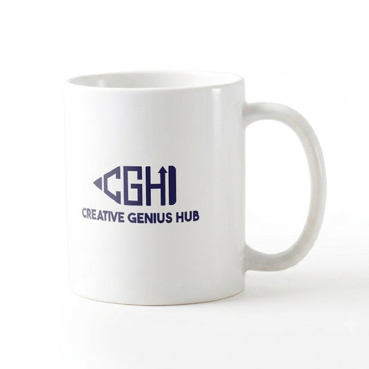 Creative Genius In Progress Sublimation Mug - White - Design 1