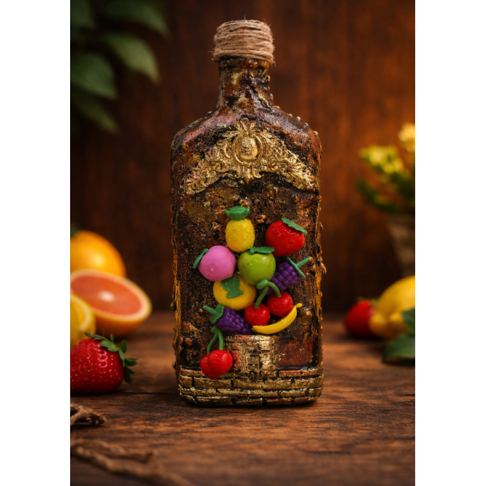Handmade Clay Art Bottle