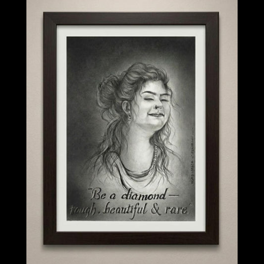 Handmade Charcoal Mini Wall Art