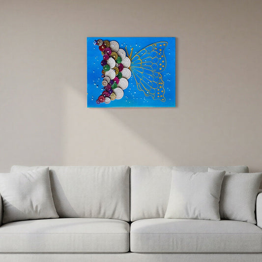 Handmade Resin Butterfly Art
